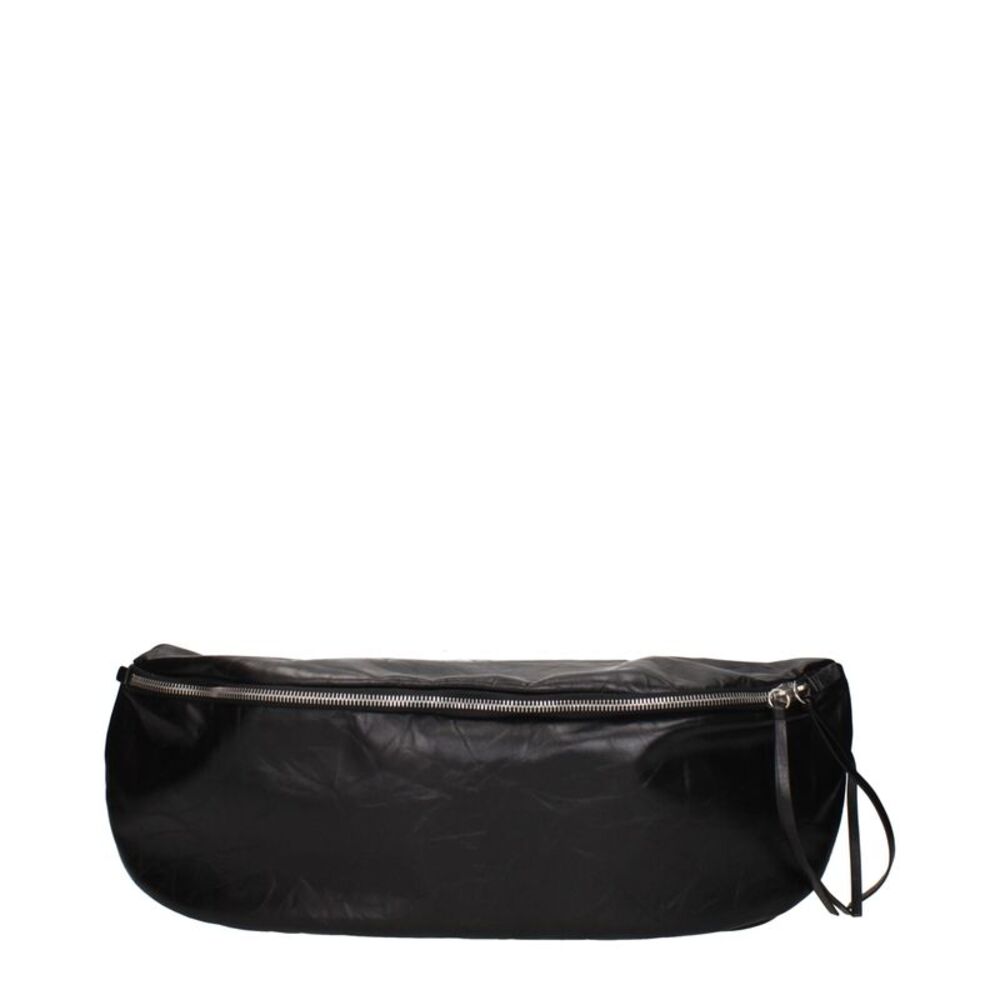 Jil Sander Black Leather Men's Backpack